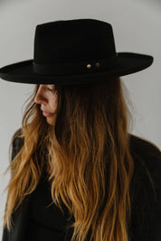 Luca Pencil Brim Teardrop Fedora