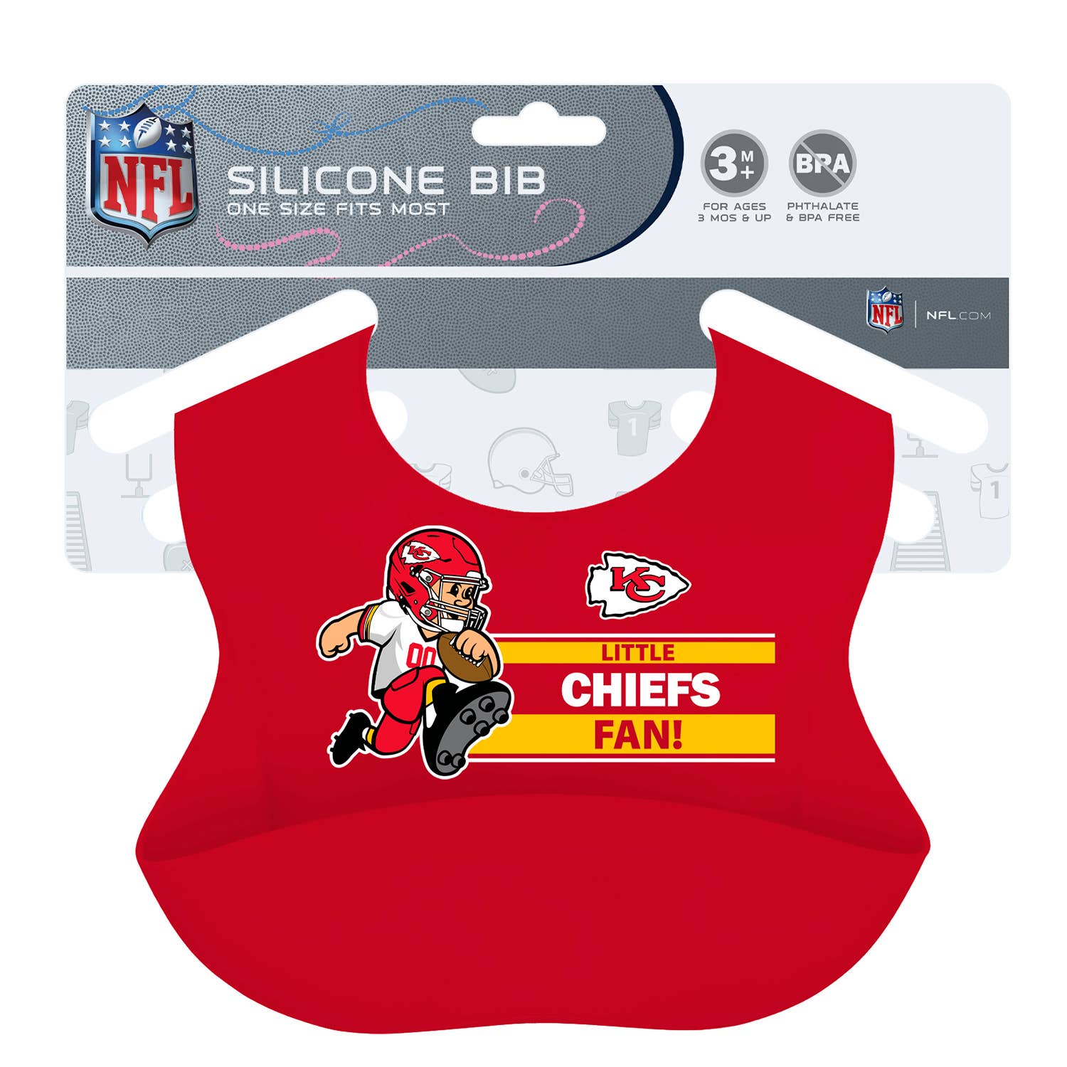 Kansas City Chiefs - NFL Silicone Bib