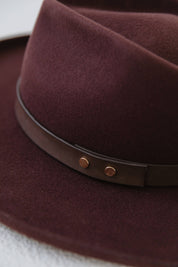 Luca Pencil Brim Teardrop Fedora