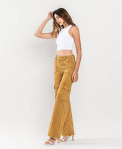 Utility Cargo Wide Leg | golden brown