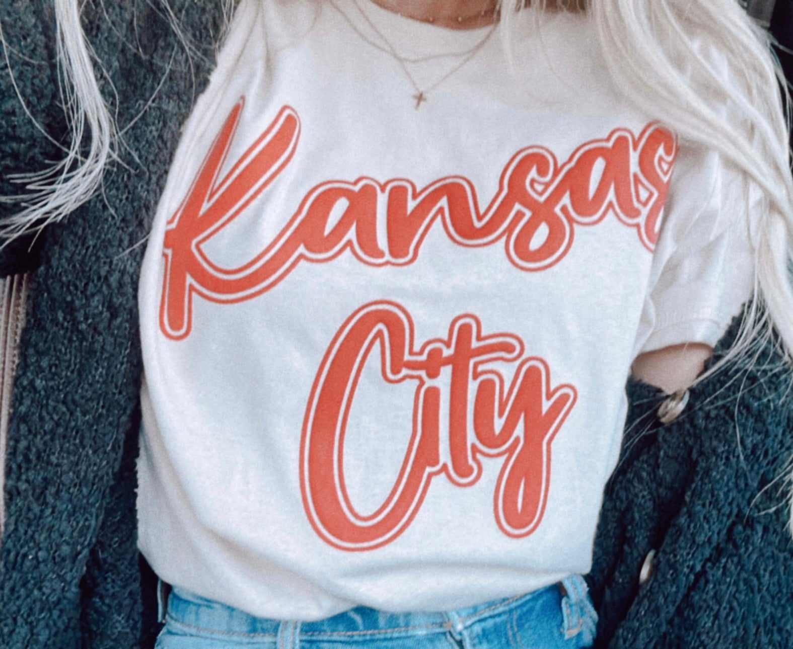 Kansas City Puff Tee | SAND