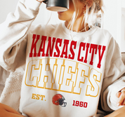 Vintage Chiefs Crewneck | Sand Crewneck