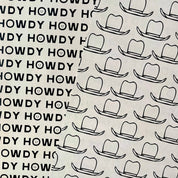 Hats & Howdys Gift Wrap, Double-Sided