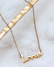 So Loved Word Necklace