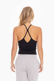 Longline Spaghetti Strap Active Tank Top | 2 COLORS