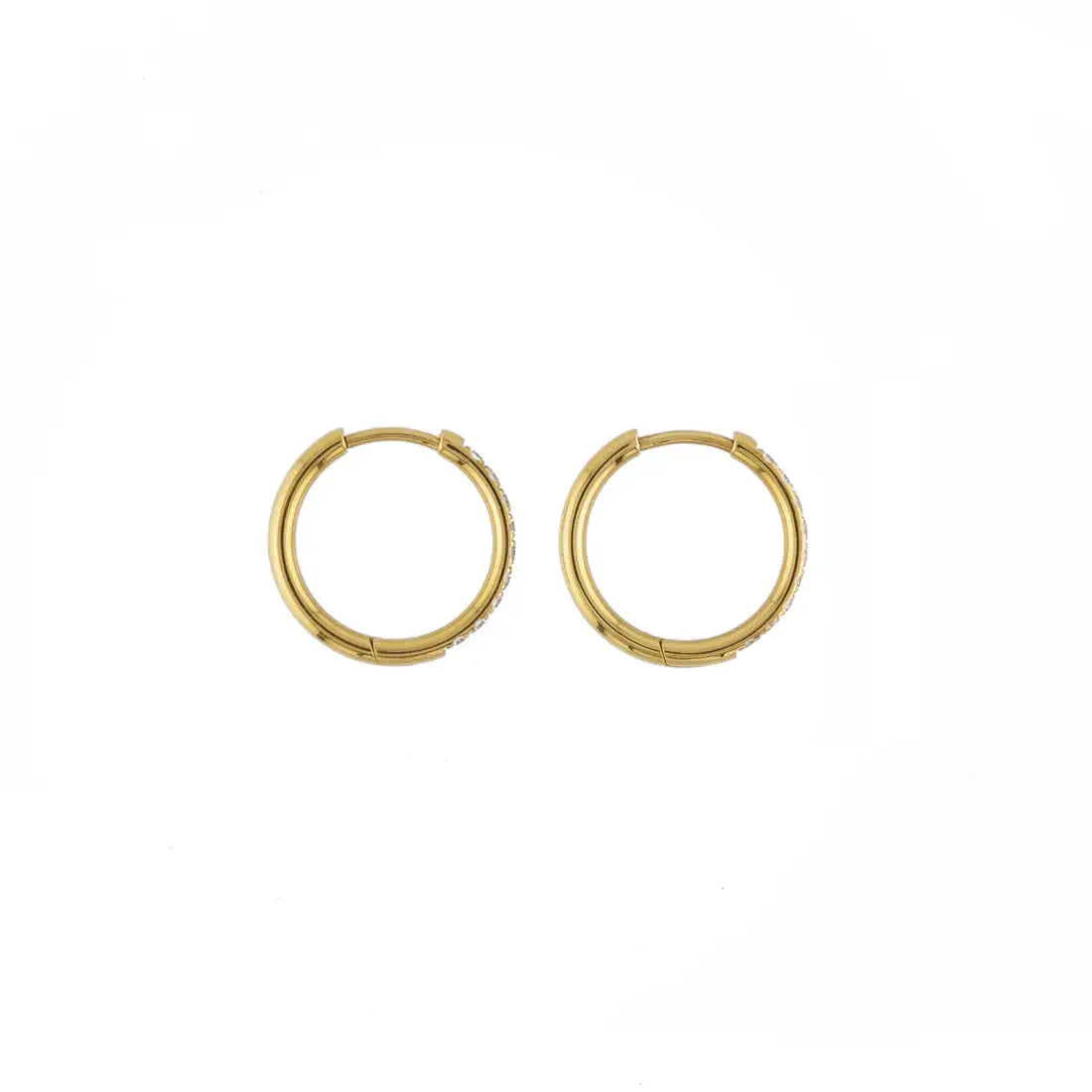 Diamond Hoops 18mm