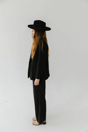 Luca Pencil Brim Teardrop Fedora