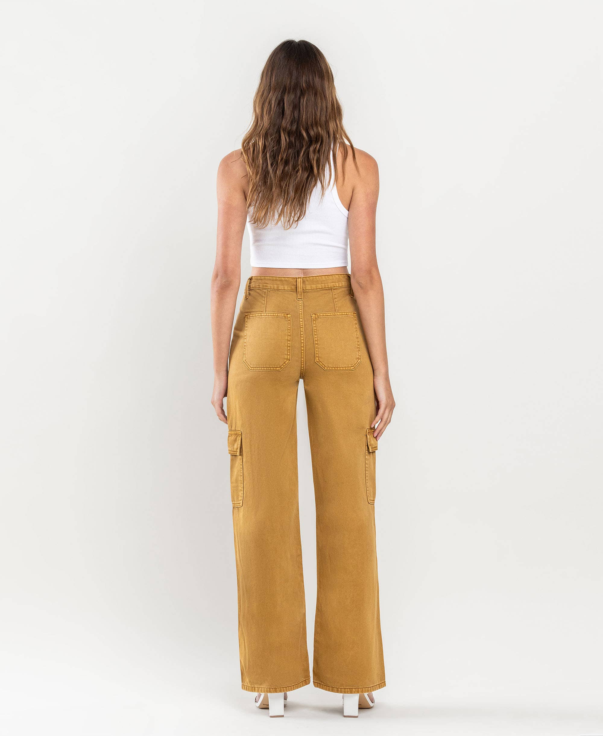 Utility Cargo Wide Leg | golden brown