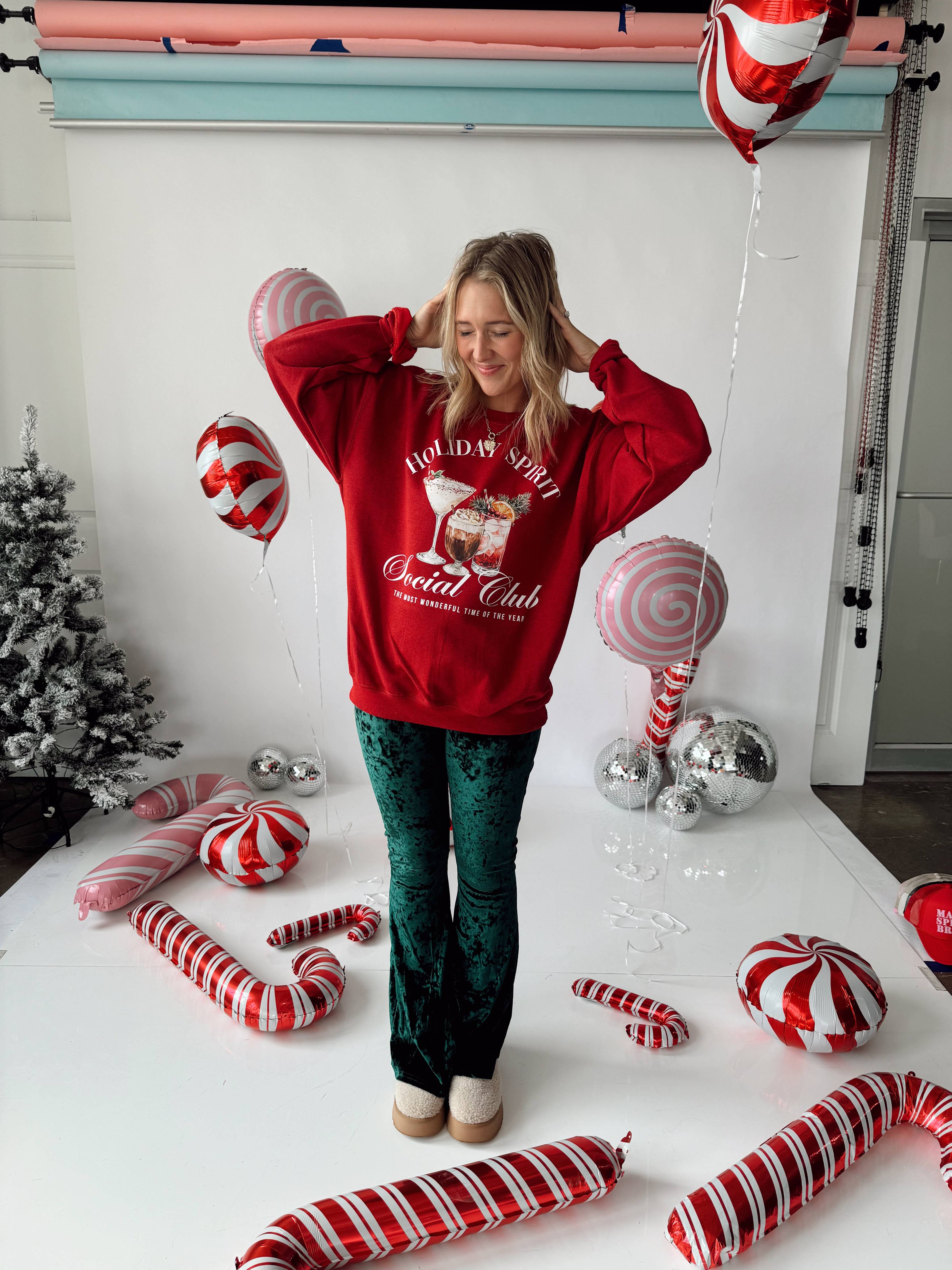 Holiday Spirit Social Club Sweatshirt