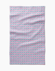 Spring Cottage Plaid Tea Towel