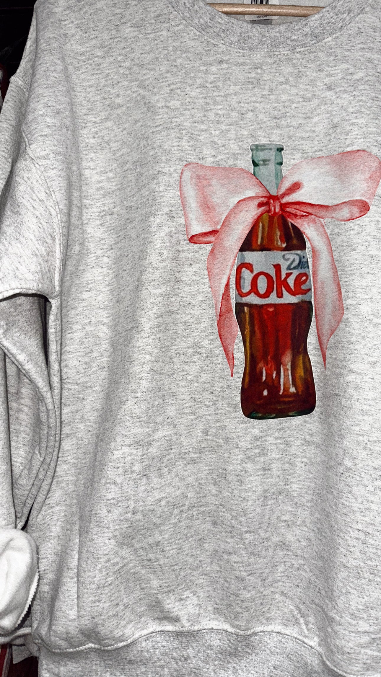 Diet Coke Crewneck | GREY