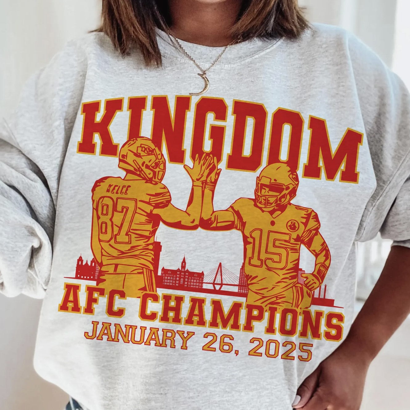 AFC Champions Crewneck | Grey Crewneck