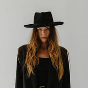 Luca Pencil Brim Teardrop Fedora