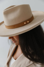 Luca Pencil Brim Teardrop Fedora