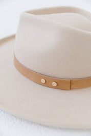 Luca Pencil Brim Teardrop Fedora