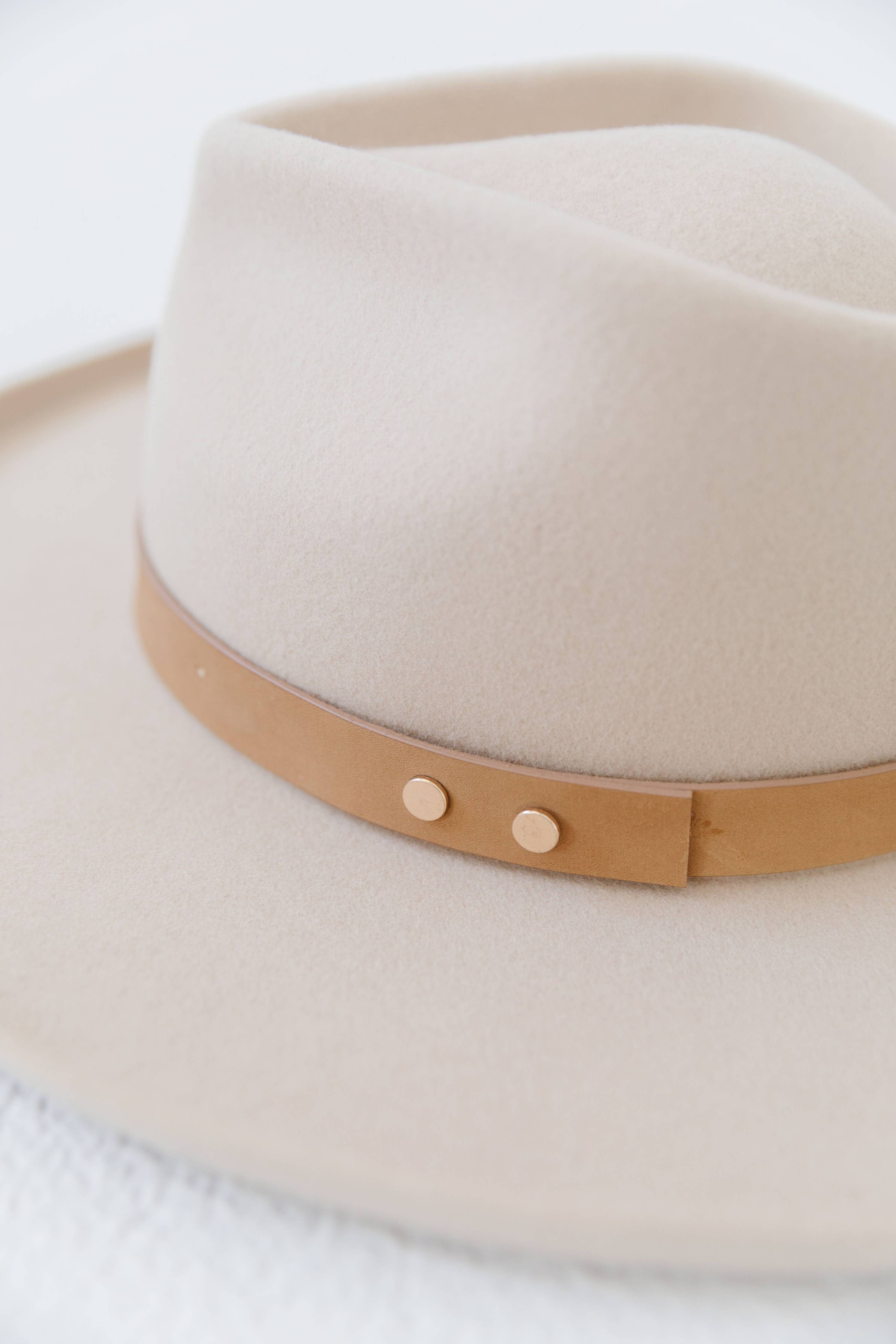 Luca Pencil Brim Teardrop Fedora