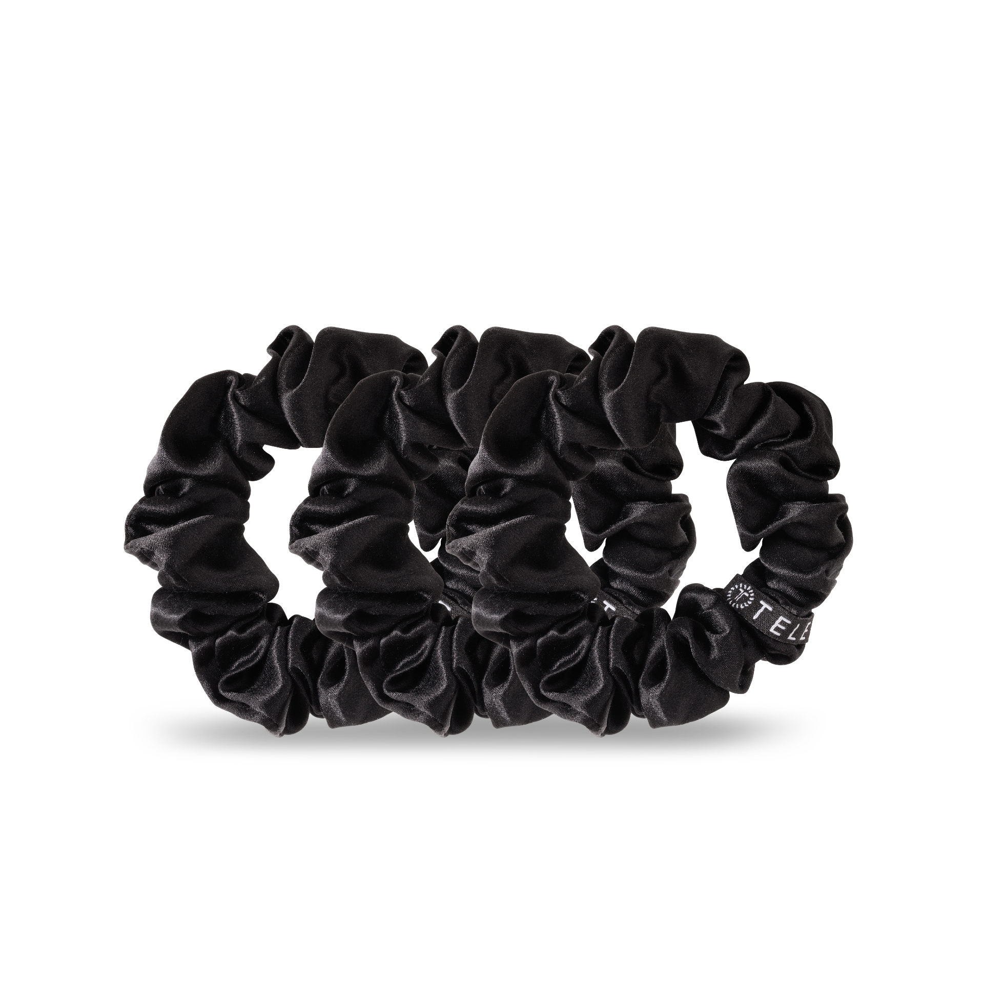 Jet Black Large Scrunchie