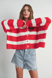 Gabby Striped Cardigan