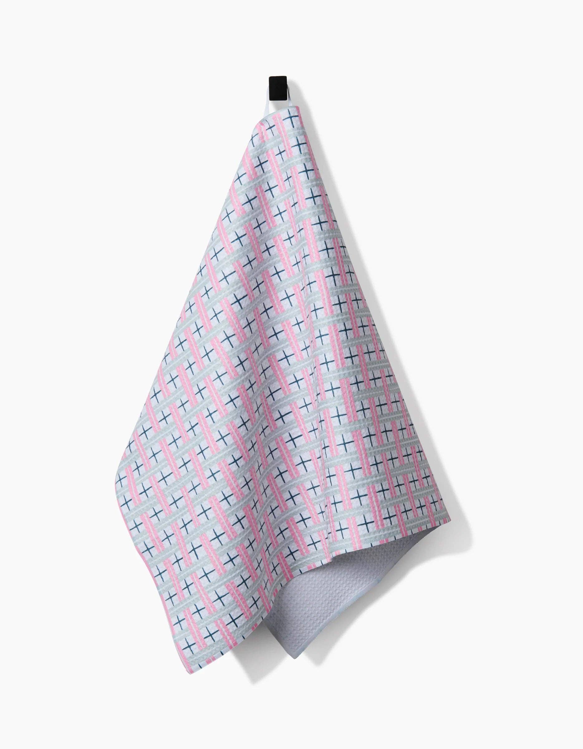 Spring Cottage Plaid Tea Towel