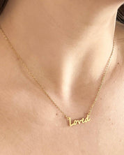 So Loved Word Necklace