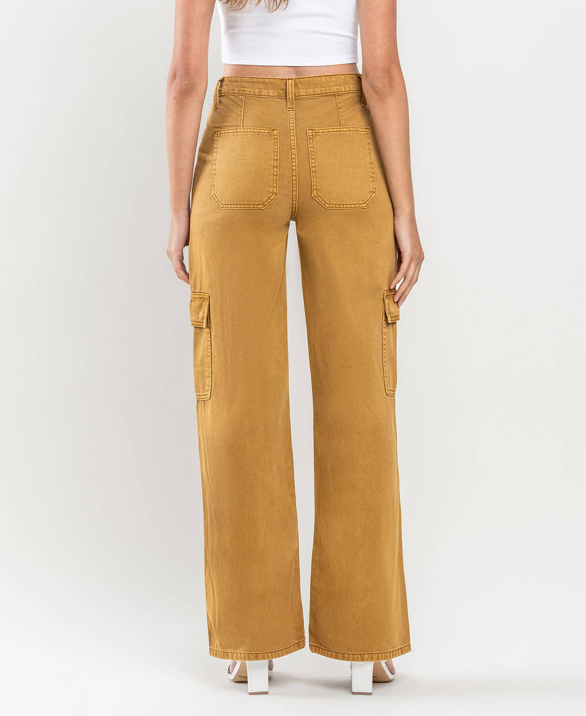 Utility Cargo Wide Leg | golden brown