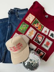 Holiday Stamps Sweatshirt