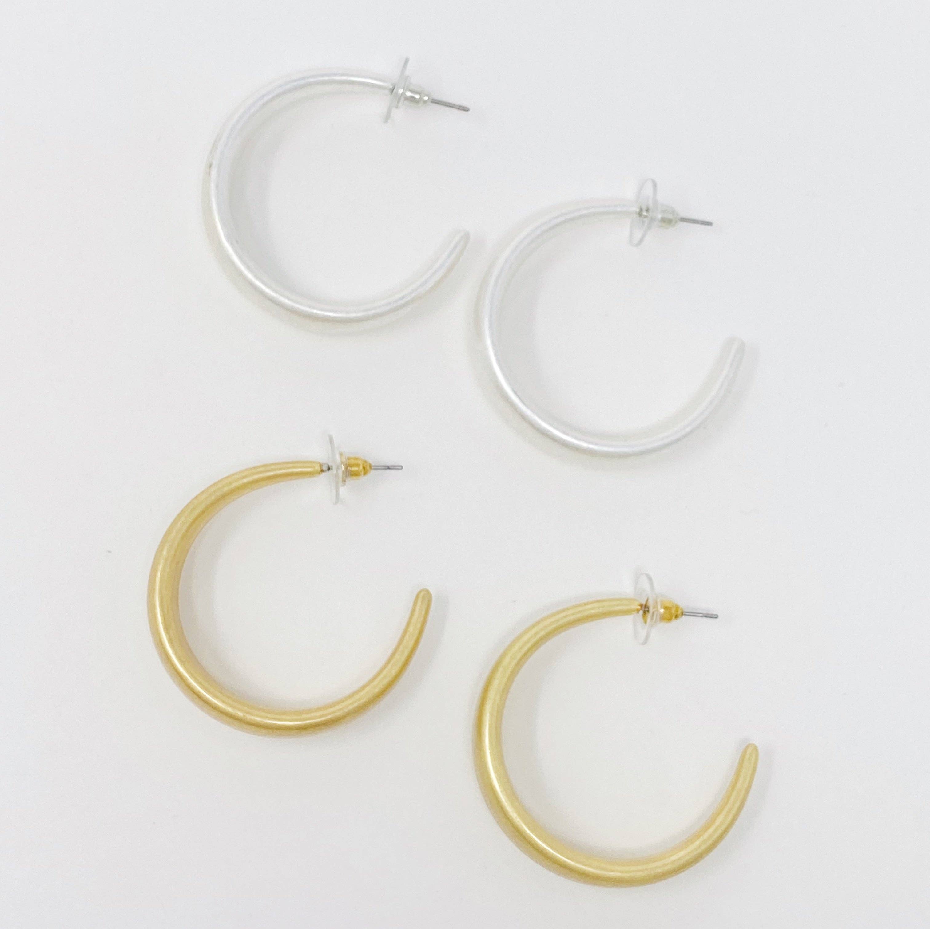 So Perfect Daily Hoop Earrings | 2 COLORS